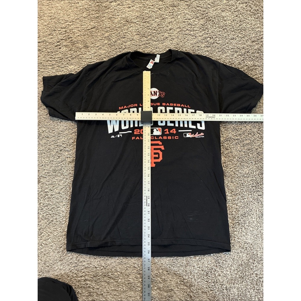 San‎ Francisco Giants World Series Champions Orange T Shirt Men's Large L 2014 - Picture 4 of 5